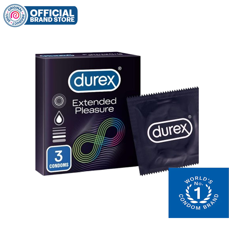 Durex Condoms Extended Pleasure 3 Pieces