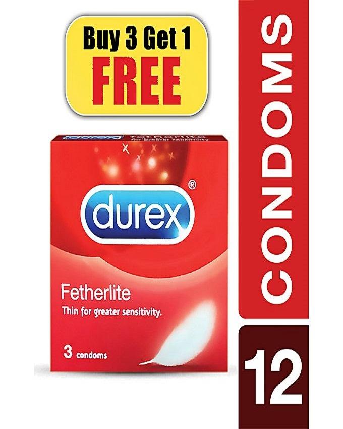 Durex - Fetherlite Condoms Buy 3 Get 1 Free 3S Each