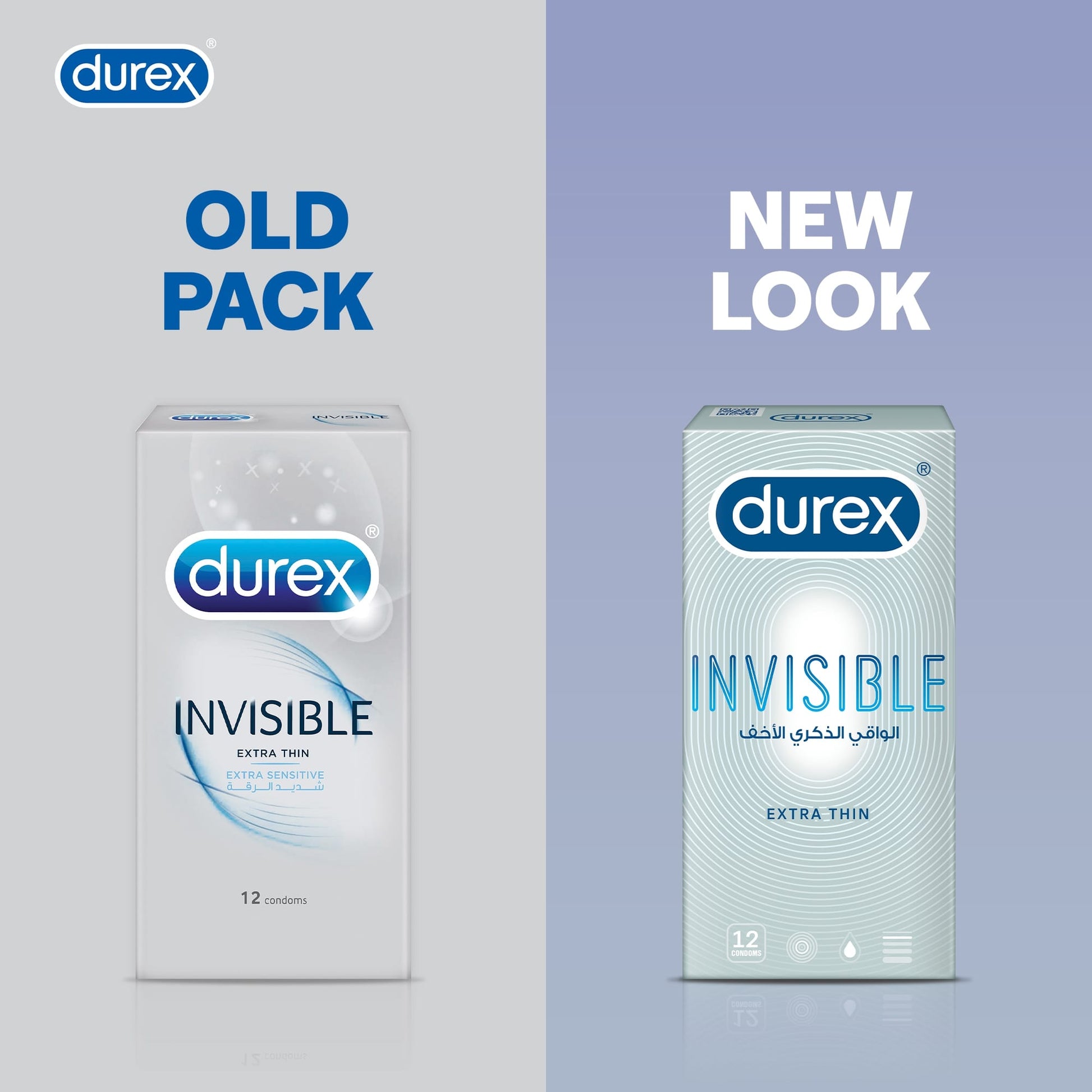 Durex Condoms Invisible 12 Pieces